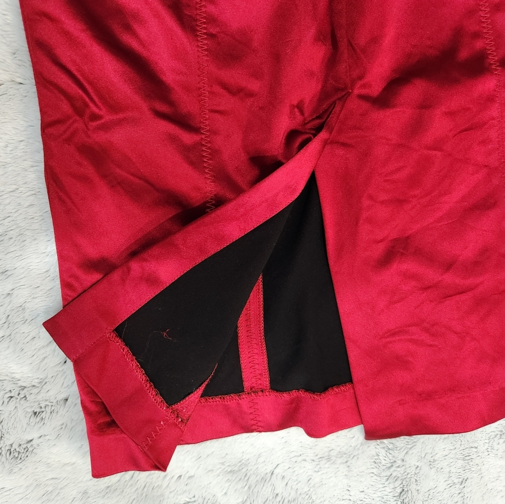 BEBE Strapless Red Dress - Picture 9 of 11